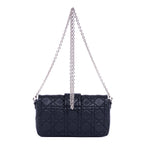 Shoulder Bag Miss Dior Navy Cannage Leather