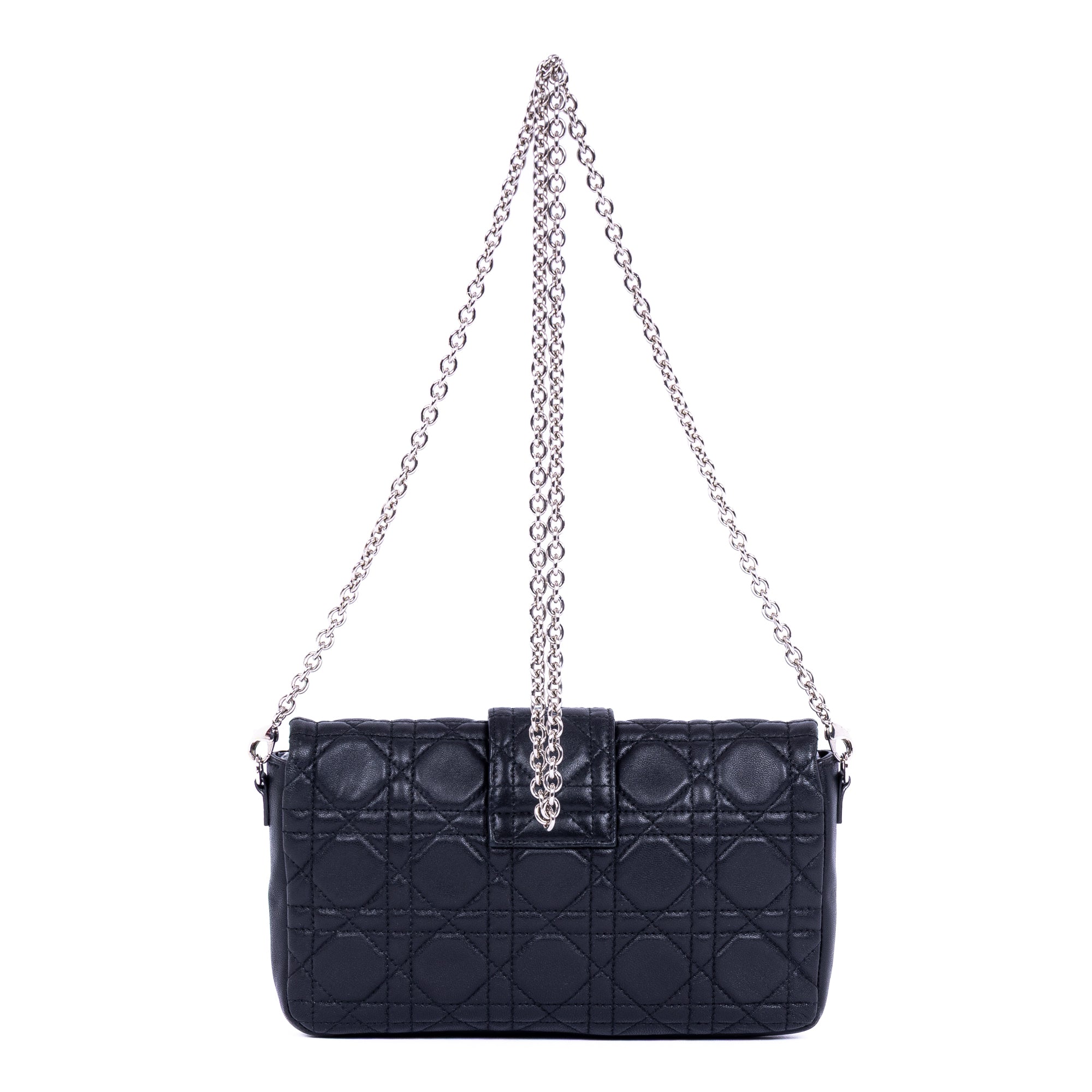 Shoulder Bag Miss Dior Navy Cannage Leather