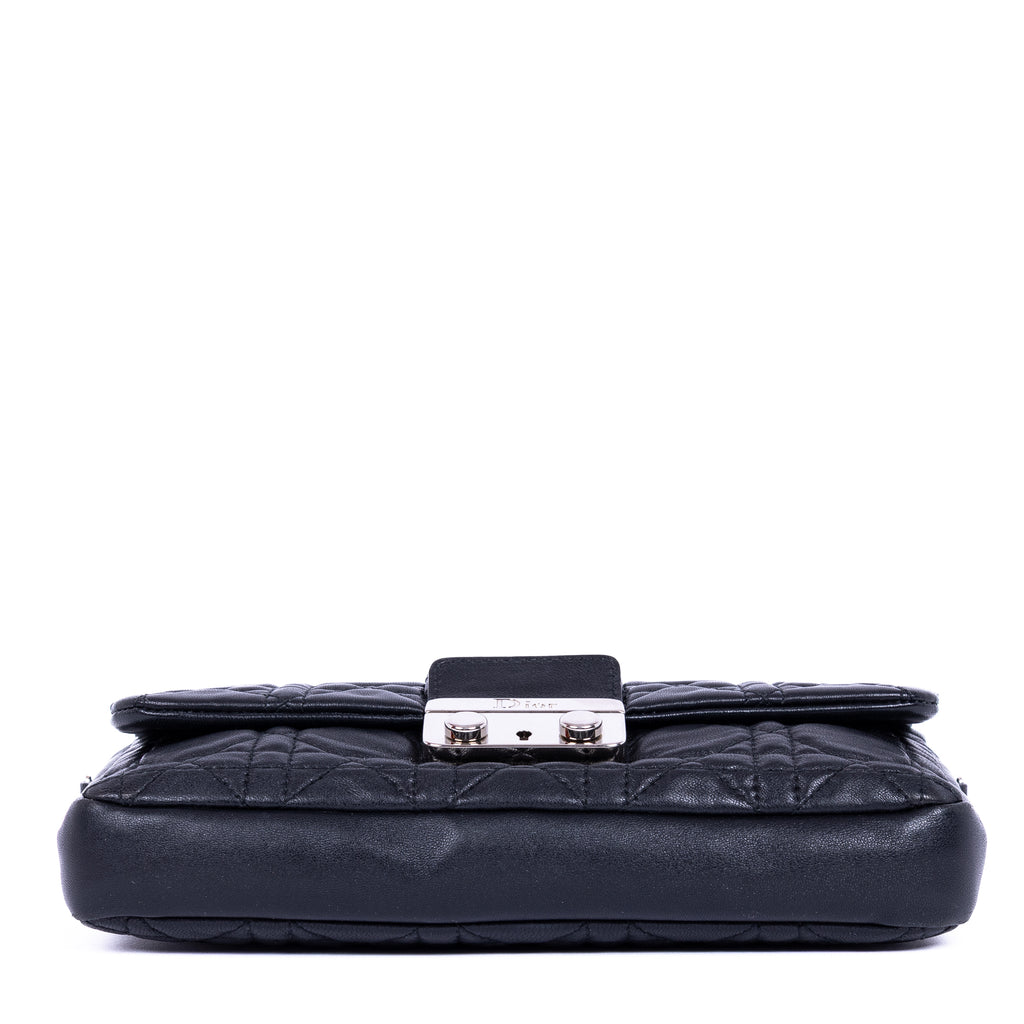 Shoulder Bag Miss Dior Navy Cannage Leather