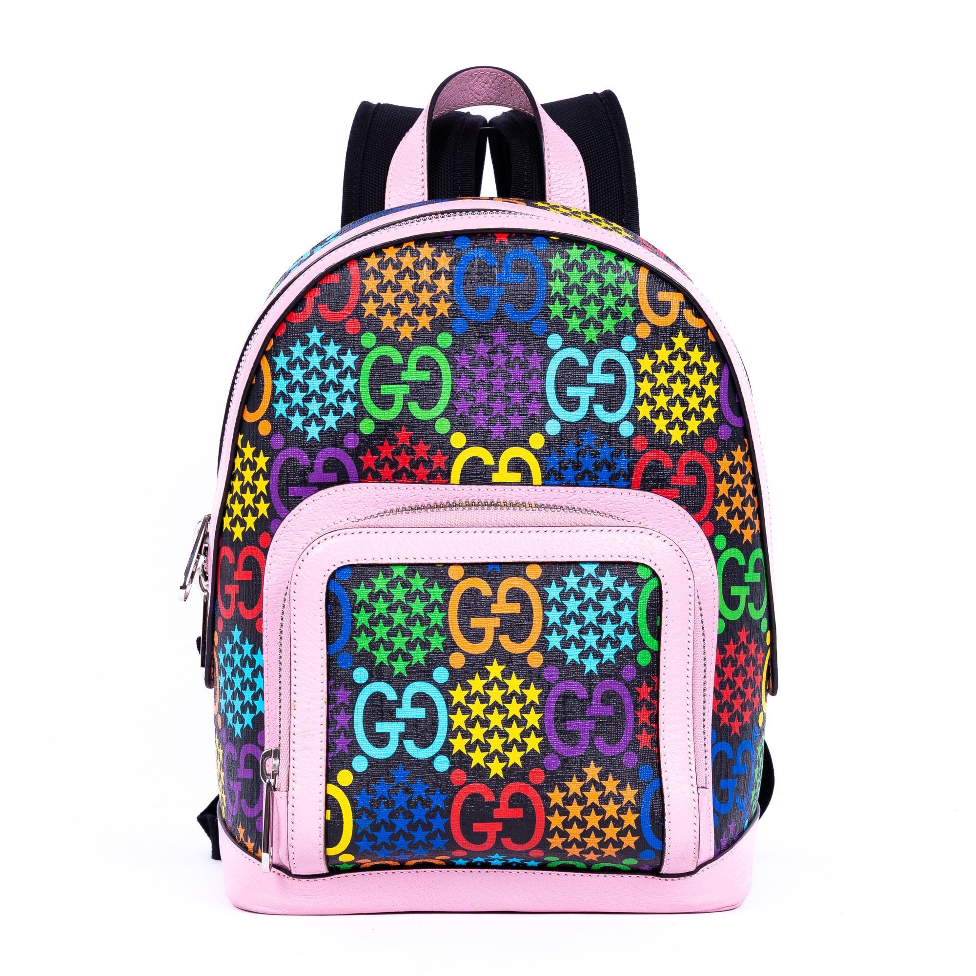 Backpack Psychedelic Backpack Multicolour Multicolor GG Monogram Canvas