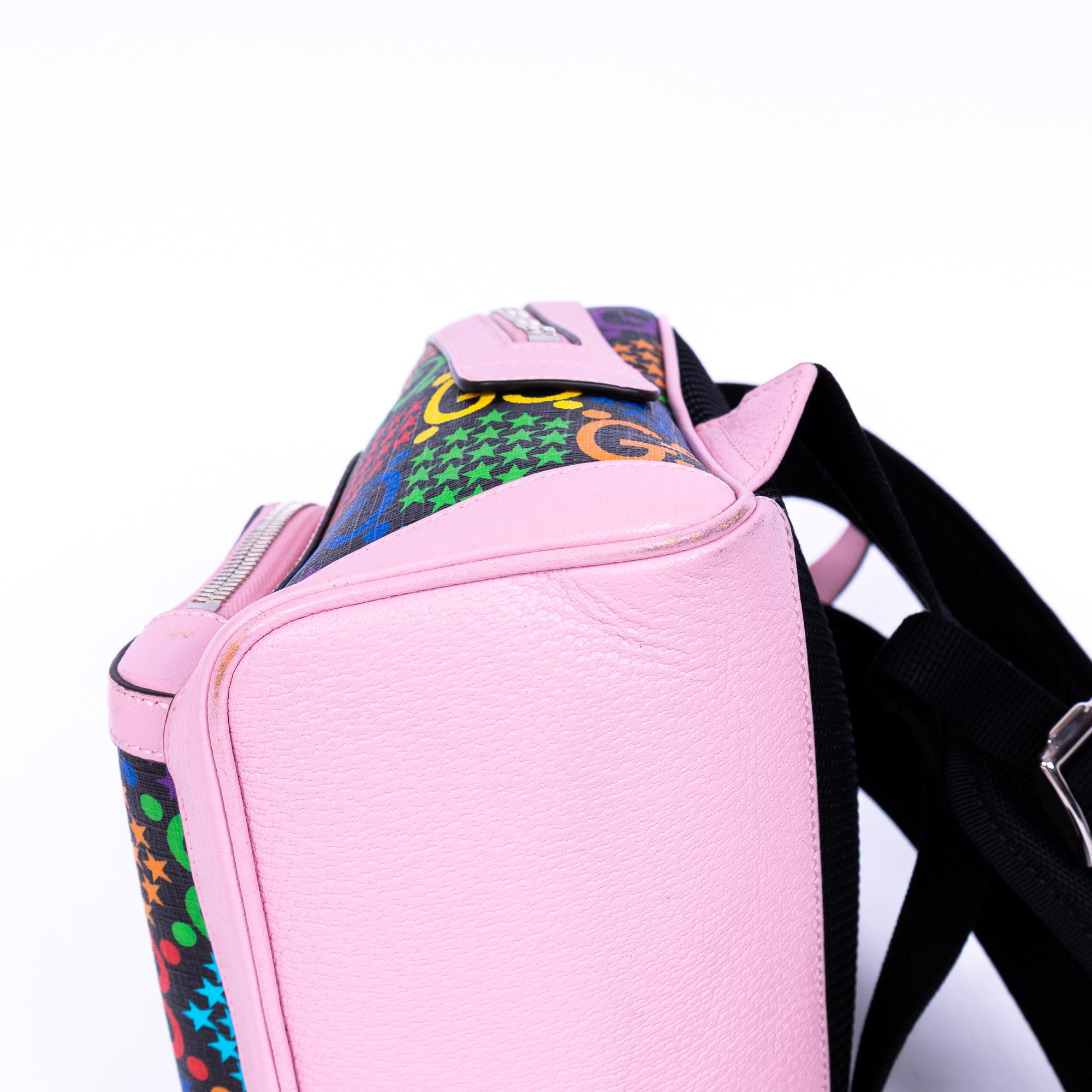 Backpack Psychedelic Backpack Multicolour Multicolor GG Monogram Canvas