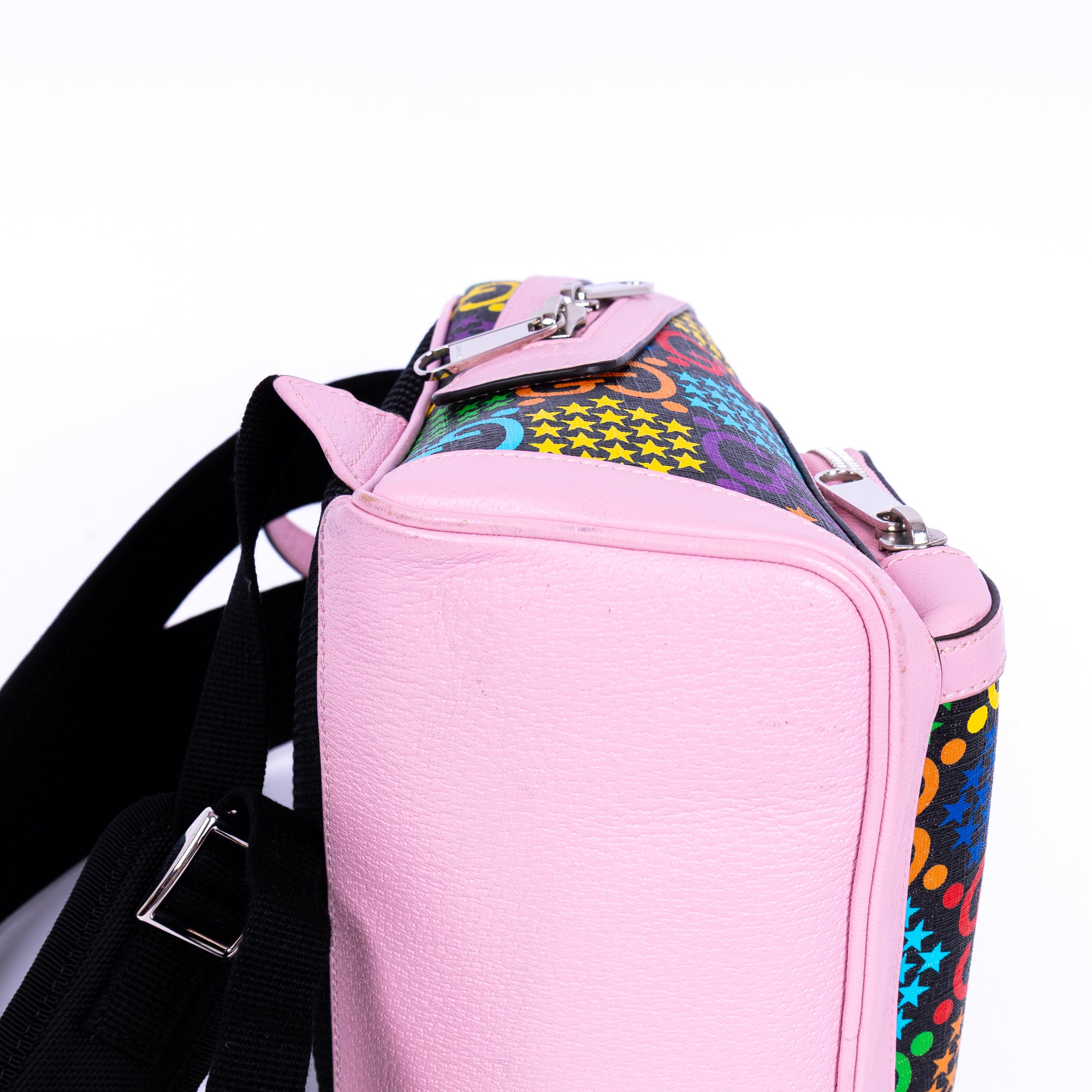 Backpack Psychedelic Backpack Multicolour Multicolor GG Monogram Canvas
