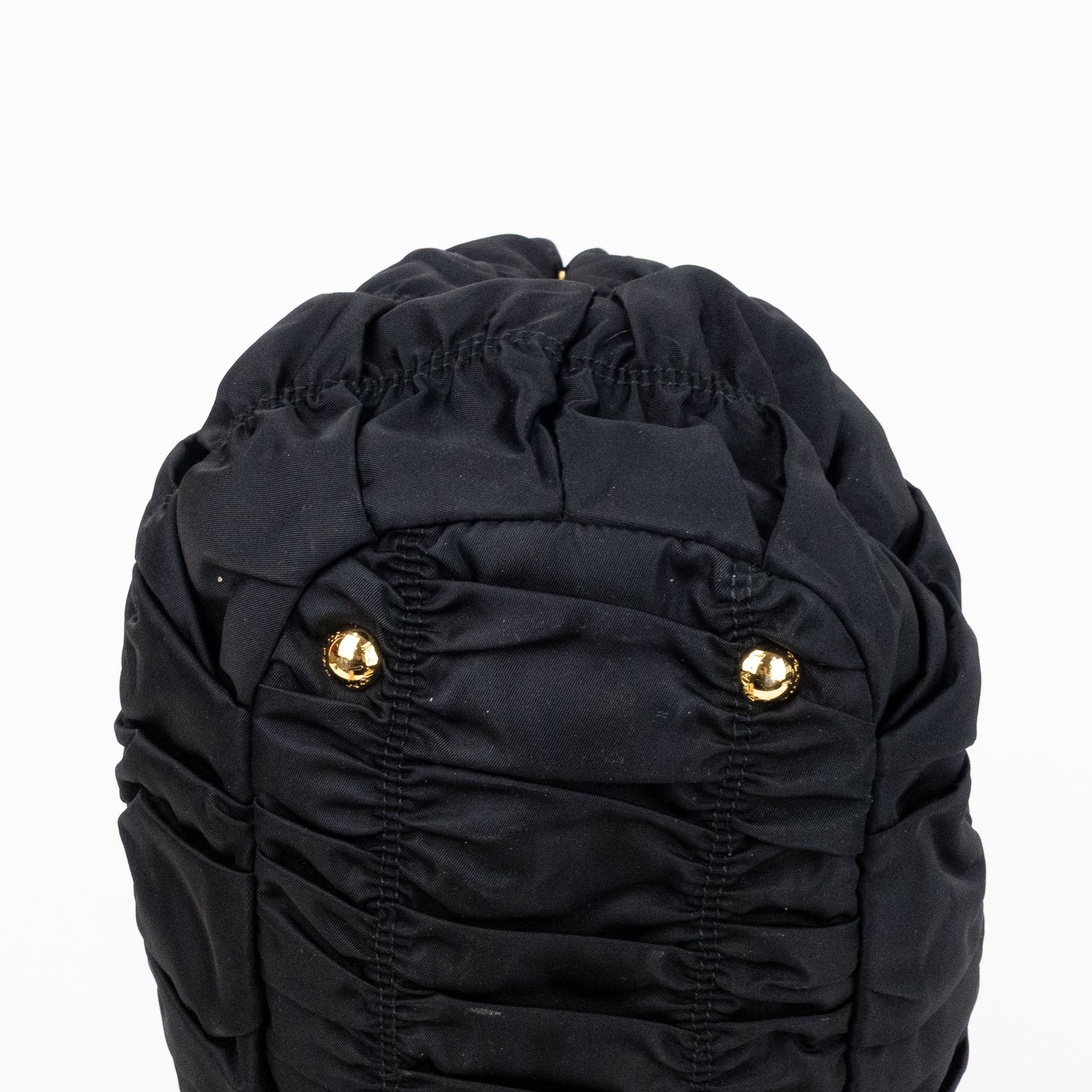 Shoulder Bag Crossbody Tote Black Tessuto Gaufre