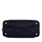 Shoulder Bag Crossbody Tote Black Tessuto Nylon Canvas