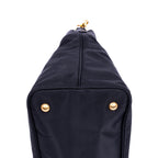 Shoulder Bag Crossbody Tote Black Tessuto Nylon Canvas