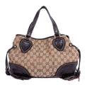 Shoulder Bag Tribeca Tote Beige Monogrammed Canvas