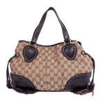 Shoulder Bag Tribeca Tote Beige Monogrammed Canvas