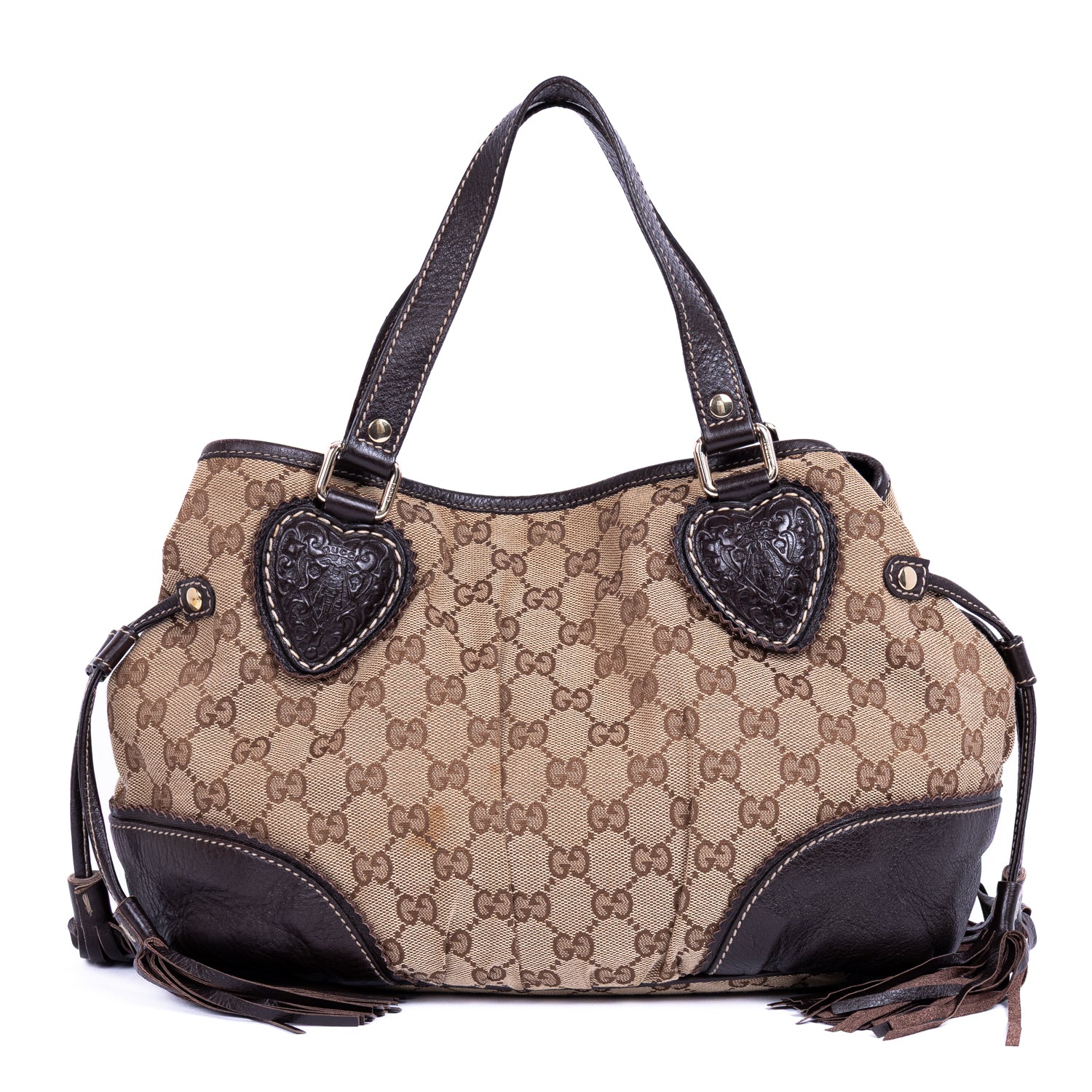 Shoulder Bag Tribeca Tote Beige Monogrammed Canvas