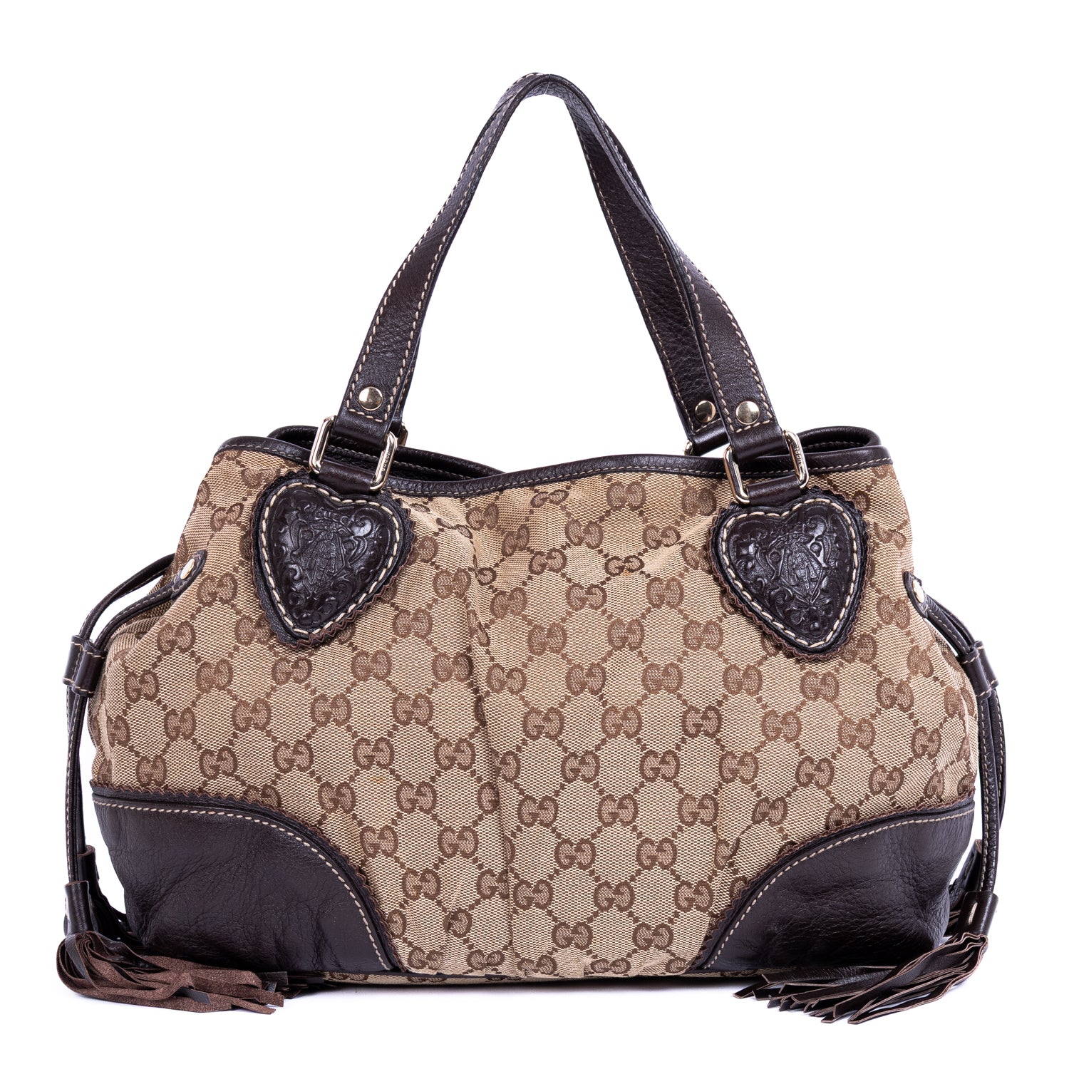 Shoulder Bag Tribeca Tote Beige Monogrammed Canvas