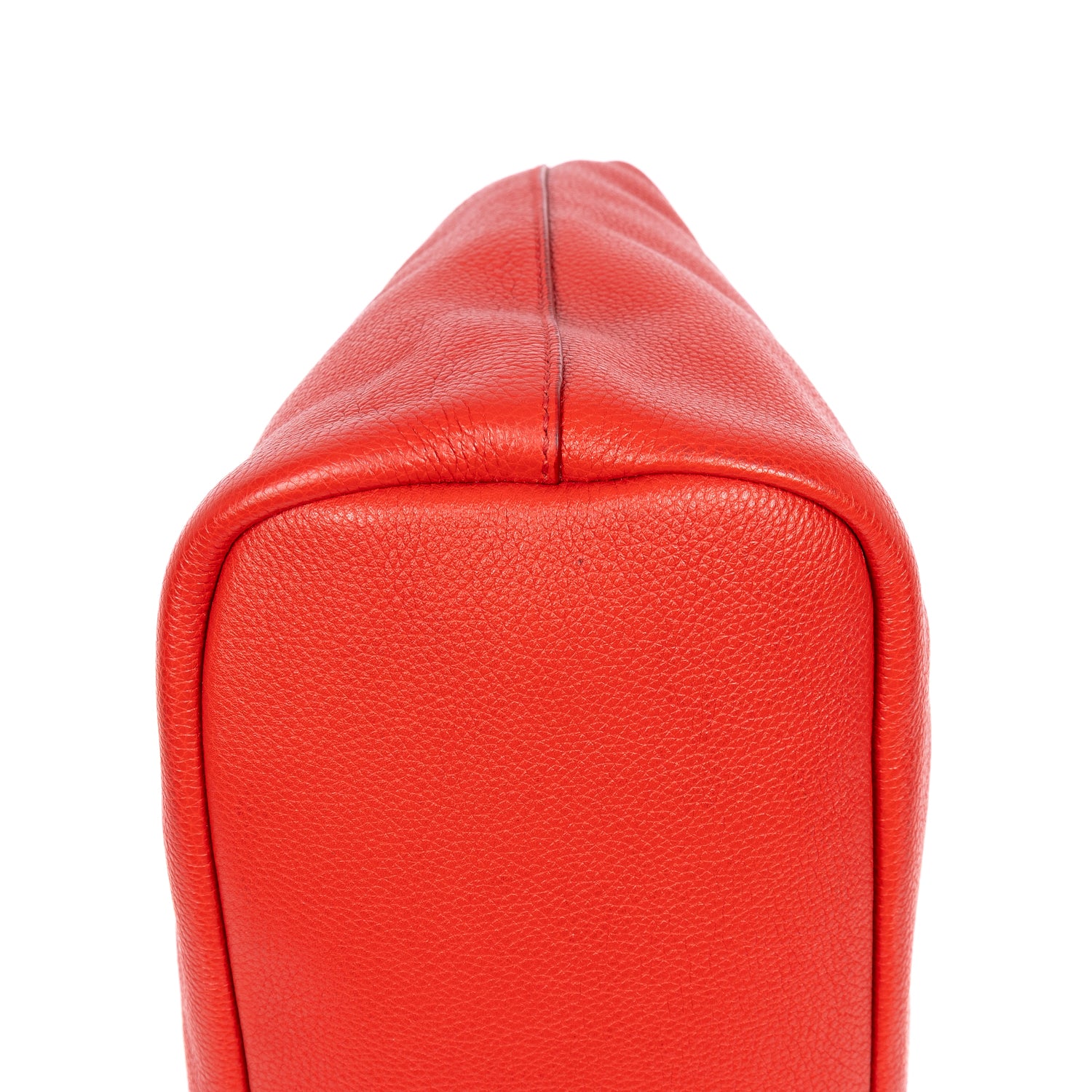 Shoulder Bag Maillon Chain Hobo Red Vitello Daino Leather