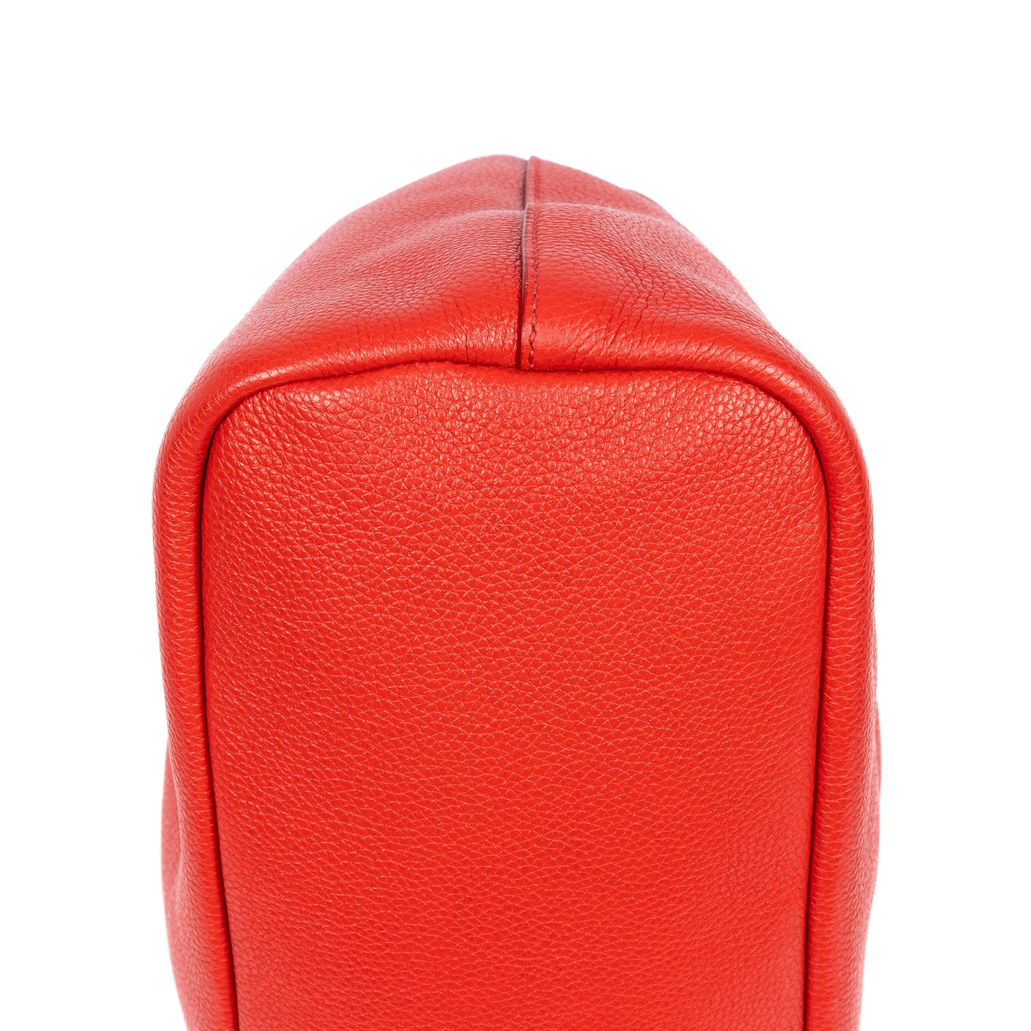Shoulder Bag Maillon Chain Hobo Red Vitello Daino Leather