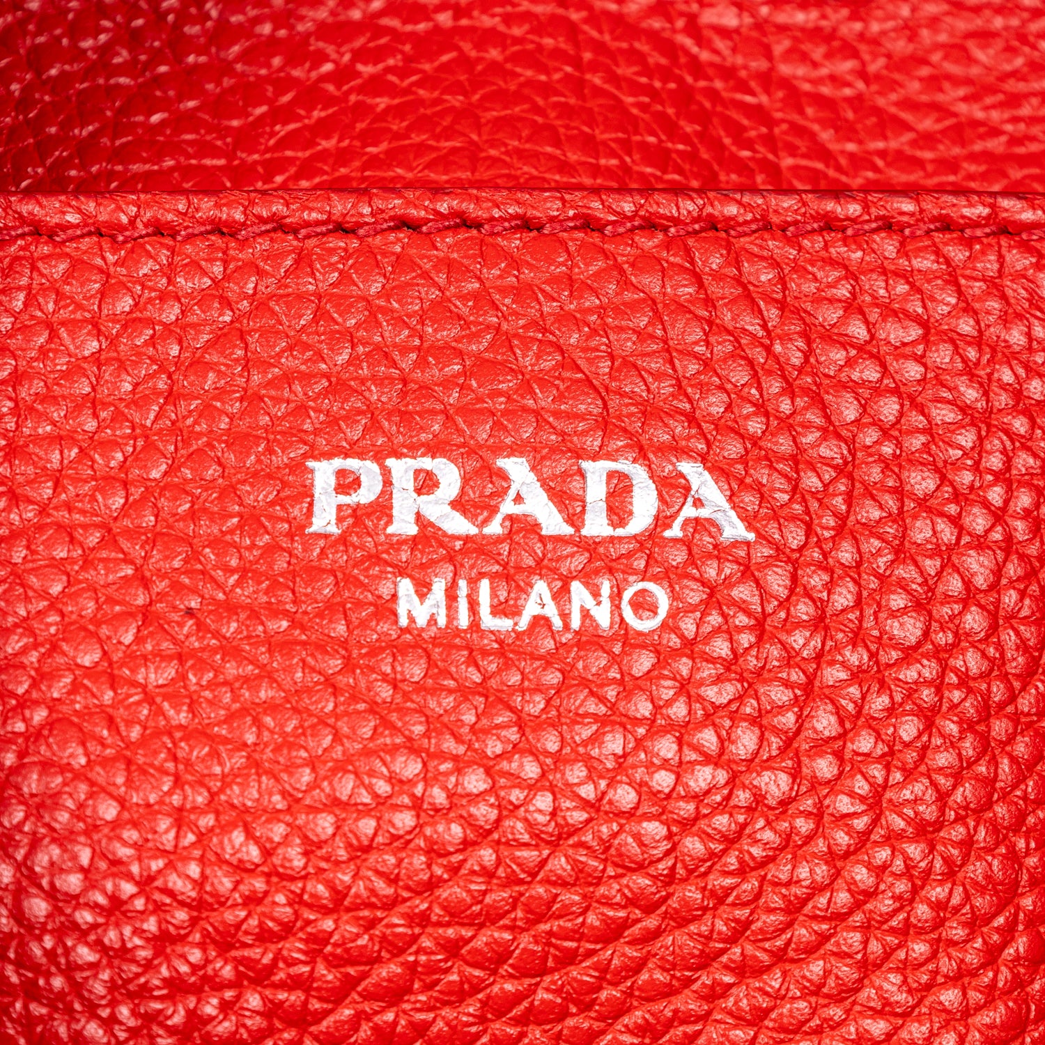 Shoulder Bag Maillon Chain Hobo Red Vitello Daino Leather