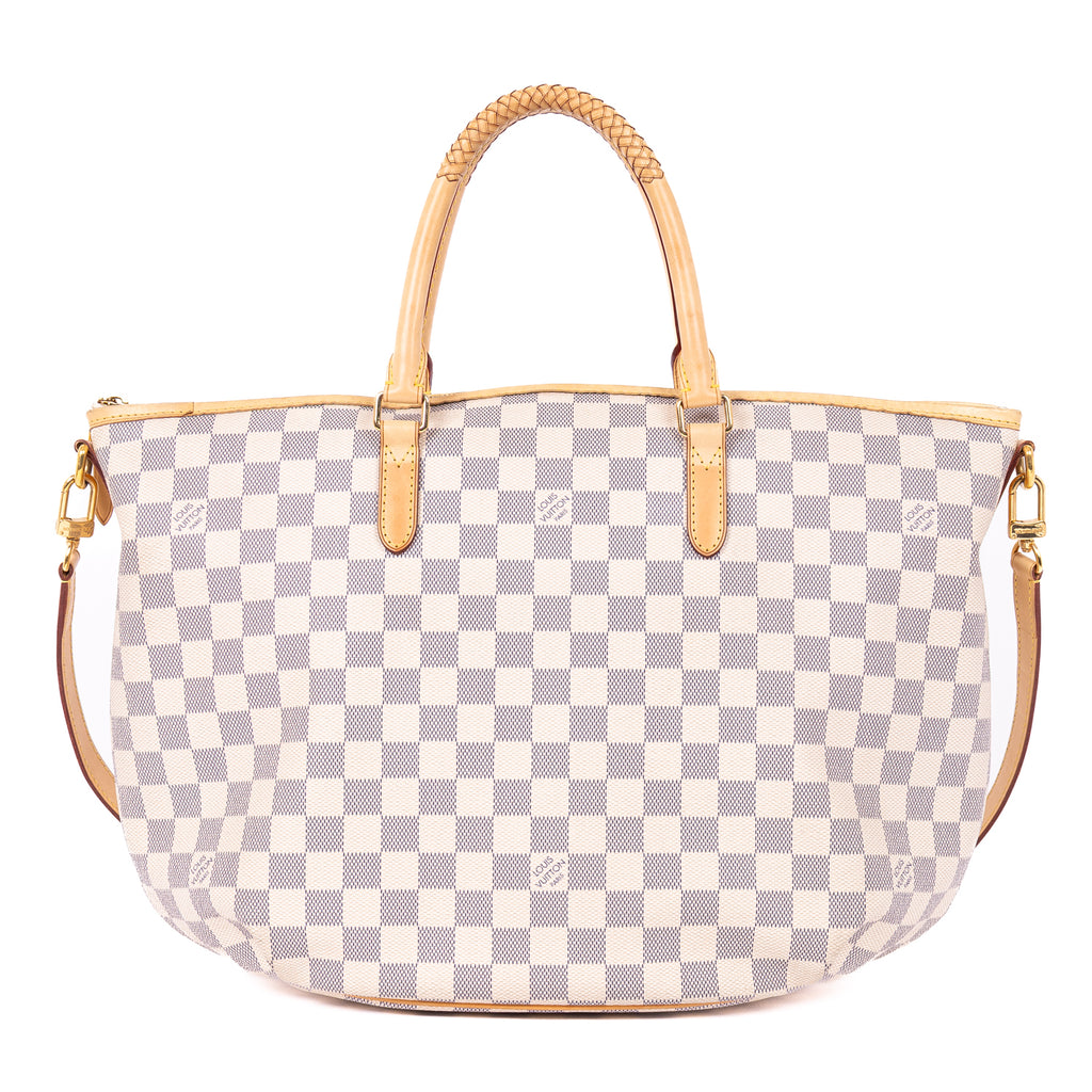 Handbag Riviera MM Ivory Damier Azur