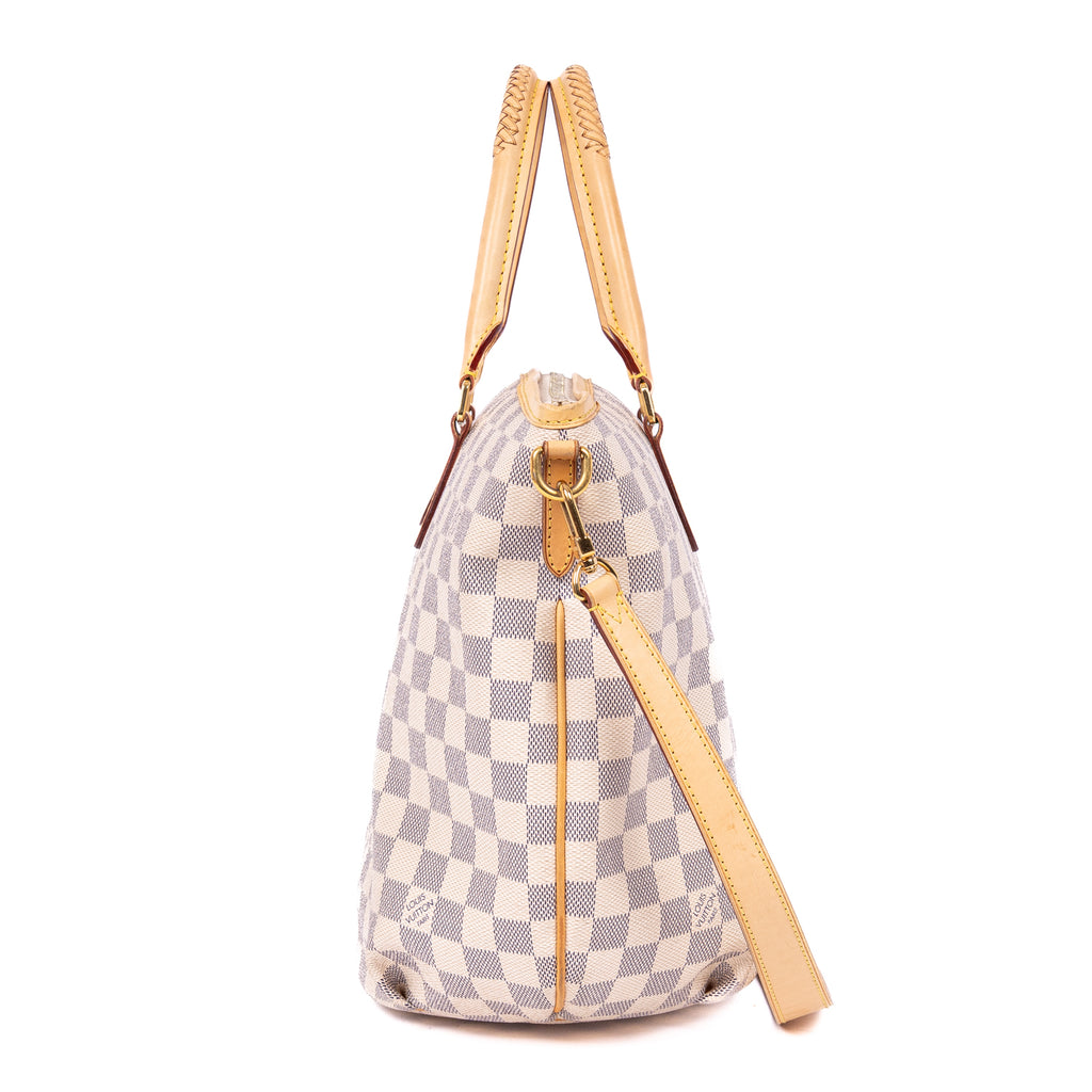 Handbag Riviera MM Ivory Damier Azur