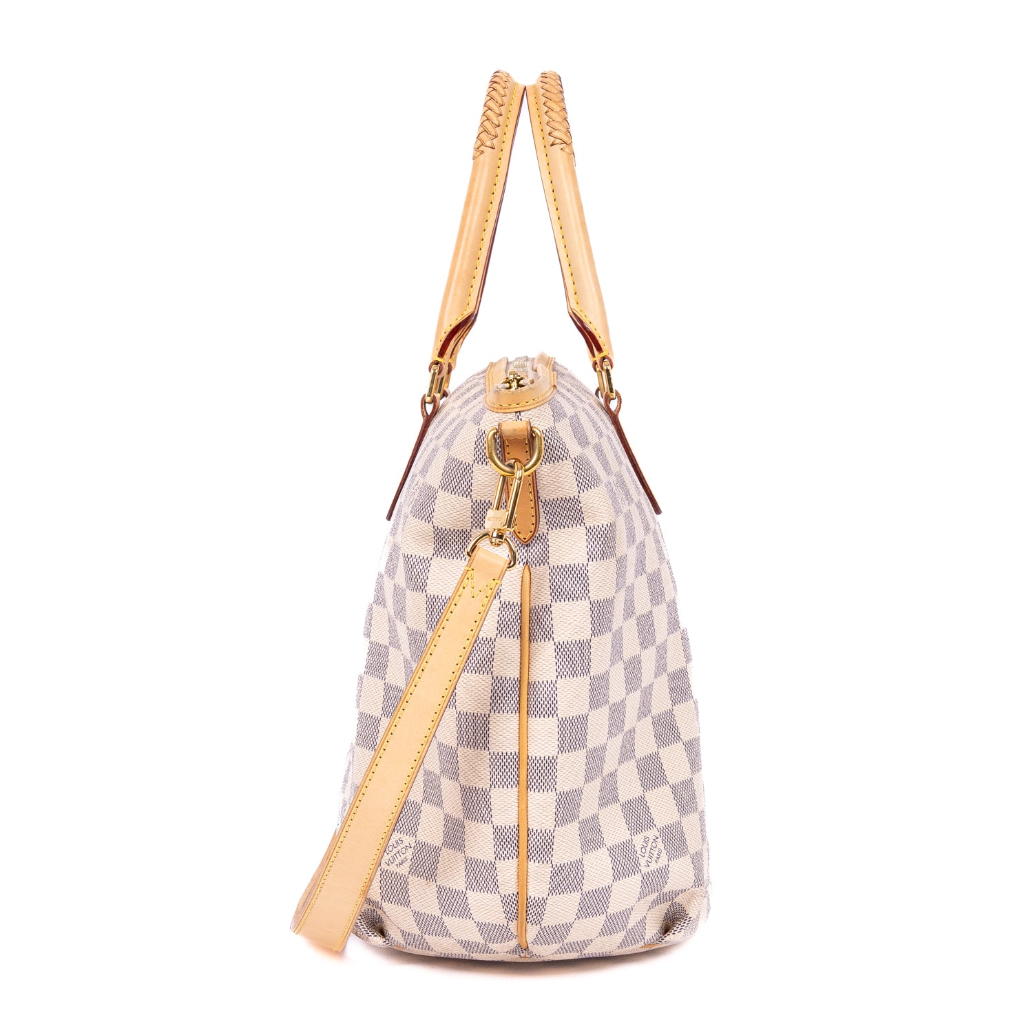 Handbag Riviera MM Ivory Damier Azur