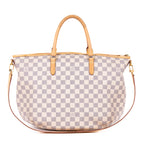 Handbag Riviera MM Ivory Damier Azur