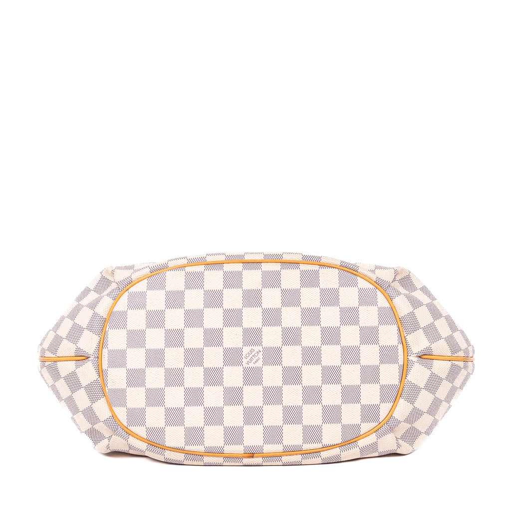 Handbag Riviera MM Ivory Damier Azur