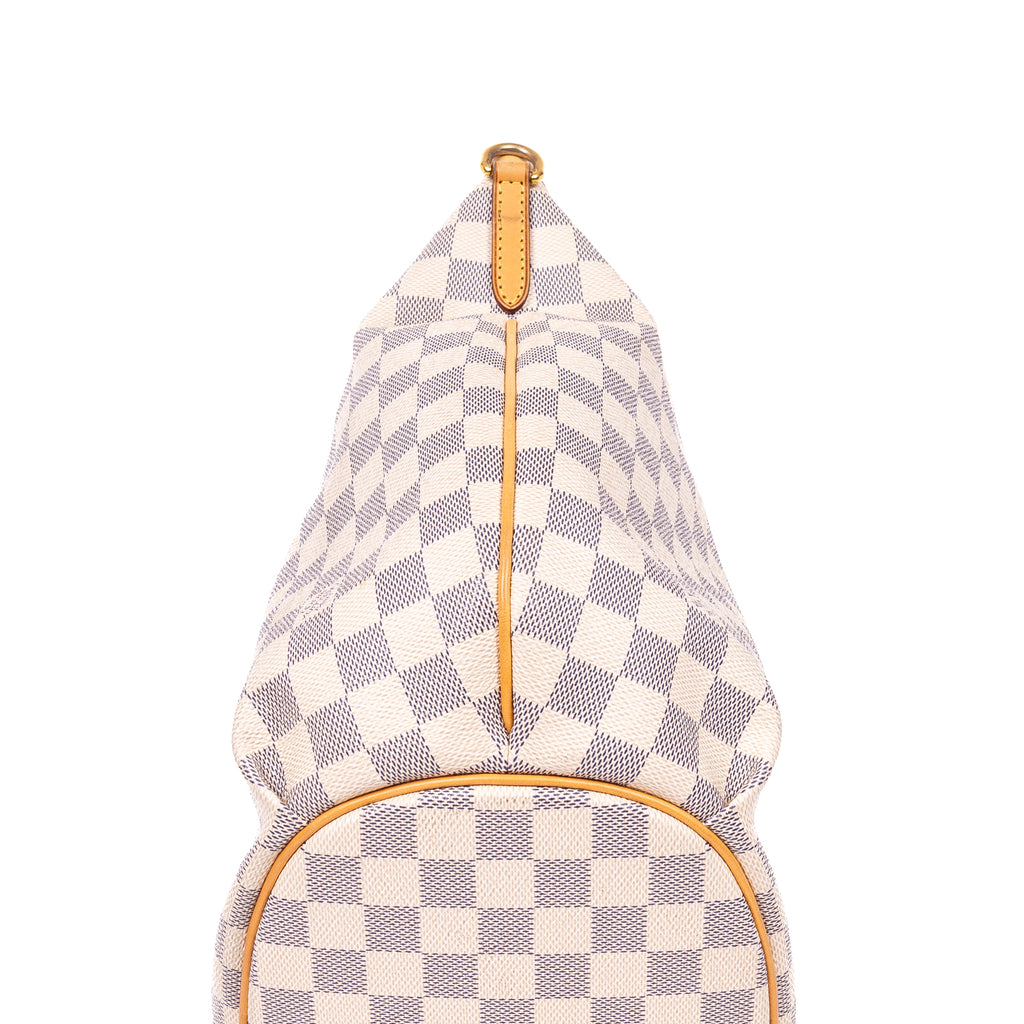 Handbag Riviera MM Ivory Damier Azur