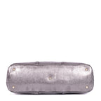 Shoulder Bag Muse Large Silver Calfskin Leather