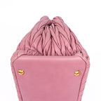 Handbag Crossbody Cabas Pink Matelasse Leather