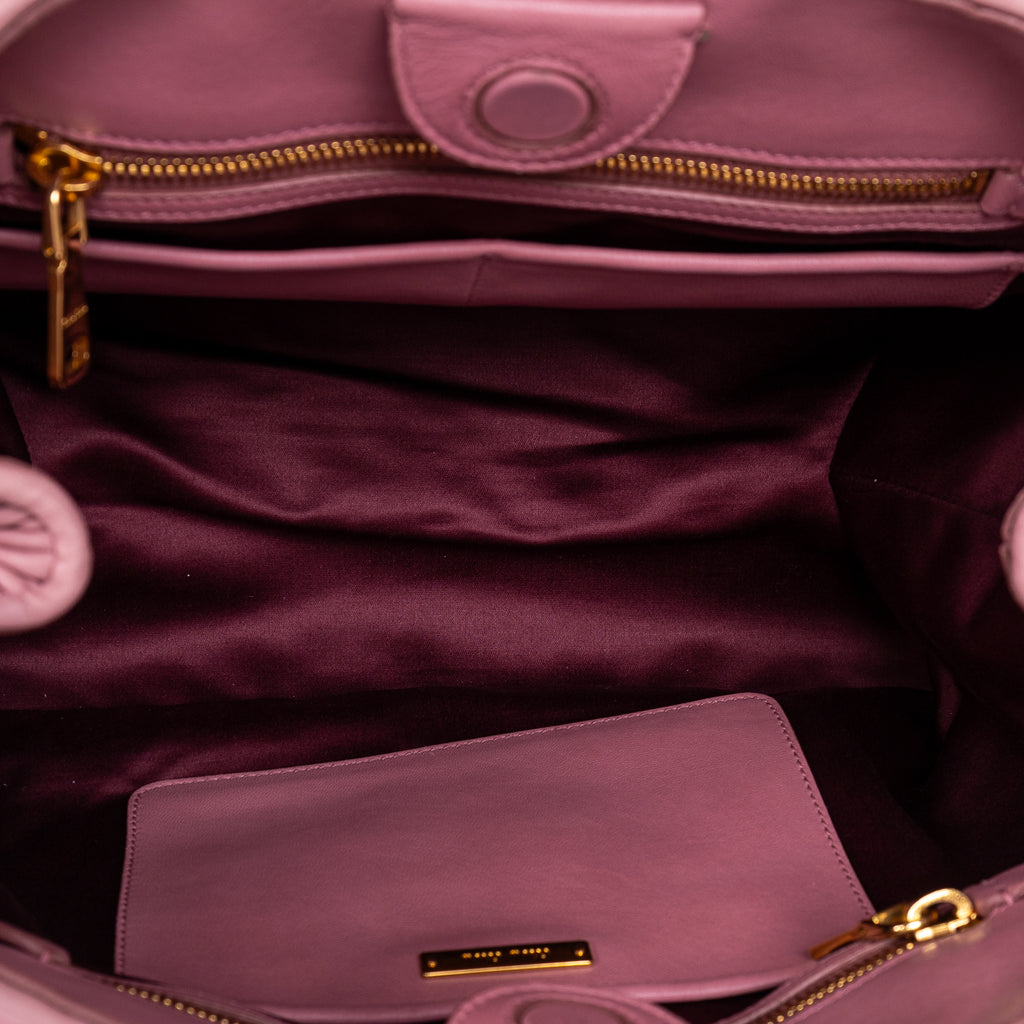 Handbag Crossbody Cabas Pink Matelasse Leather