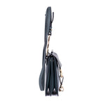 Shoulder Bag Faye Bracelet Pochette Crossbody Grey Smooth Calfskin Leather/Suede Leather