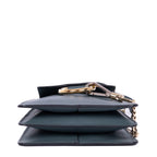 Shoulder Bag Faye Bracelet Pochette Crossbody Grey Smooth Calfskin Leather/Suede Leather