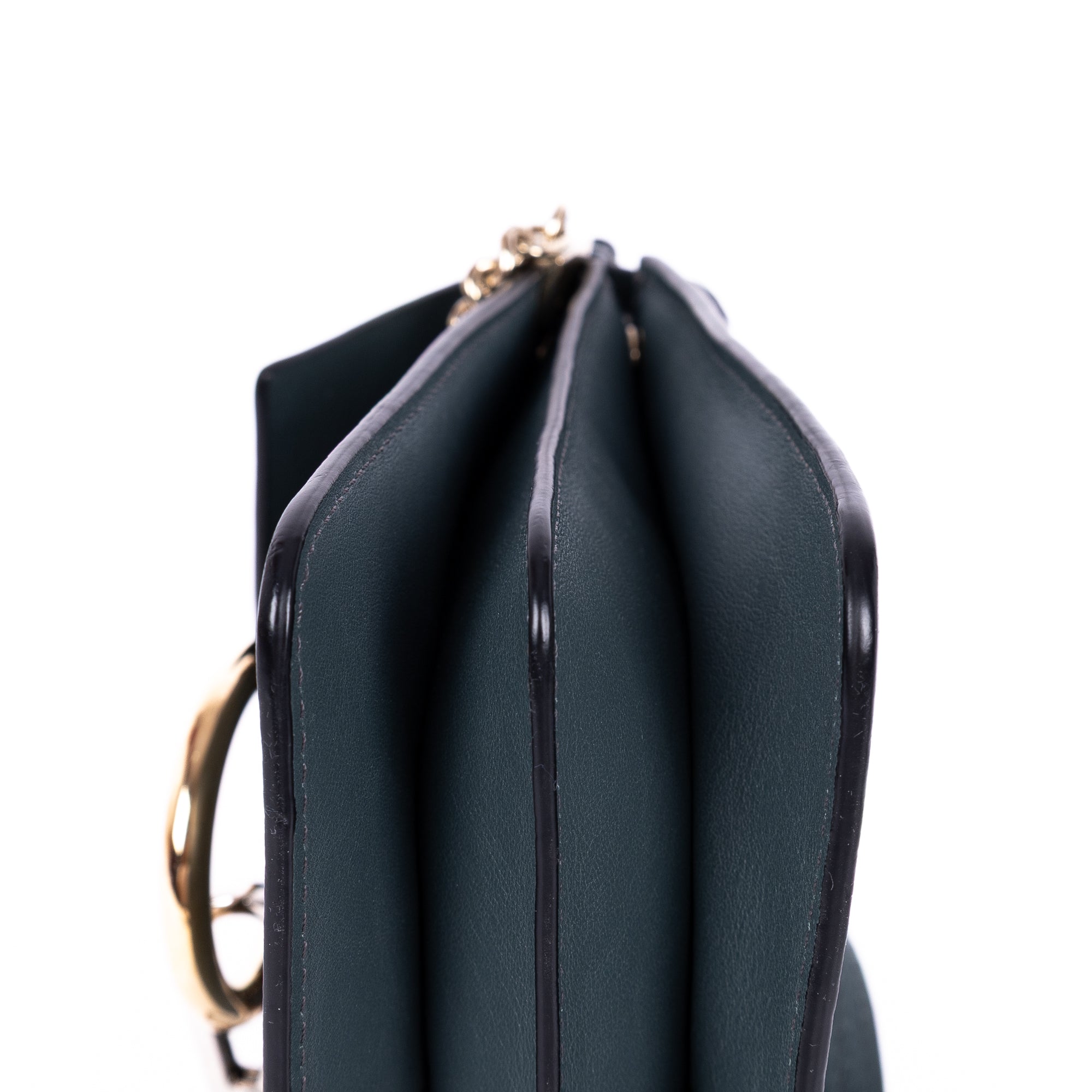 Shoulder Bag Faye Bracelet Pochette Crossbody Grey Smooth Calfskin Leather/Suede Leather