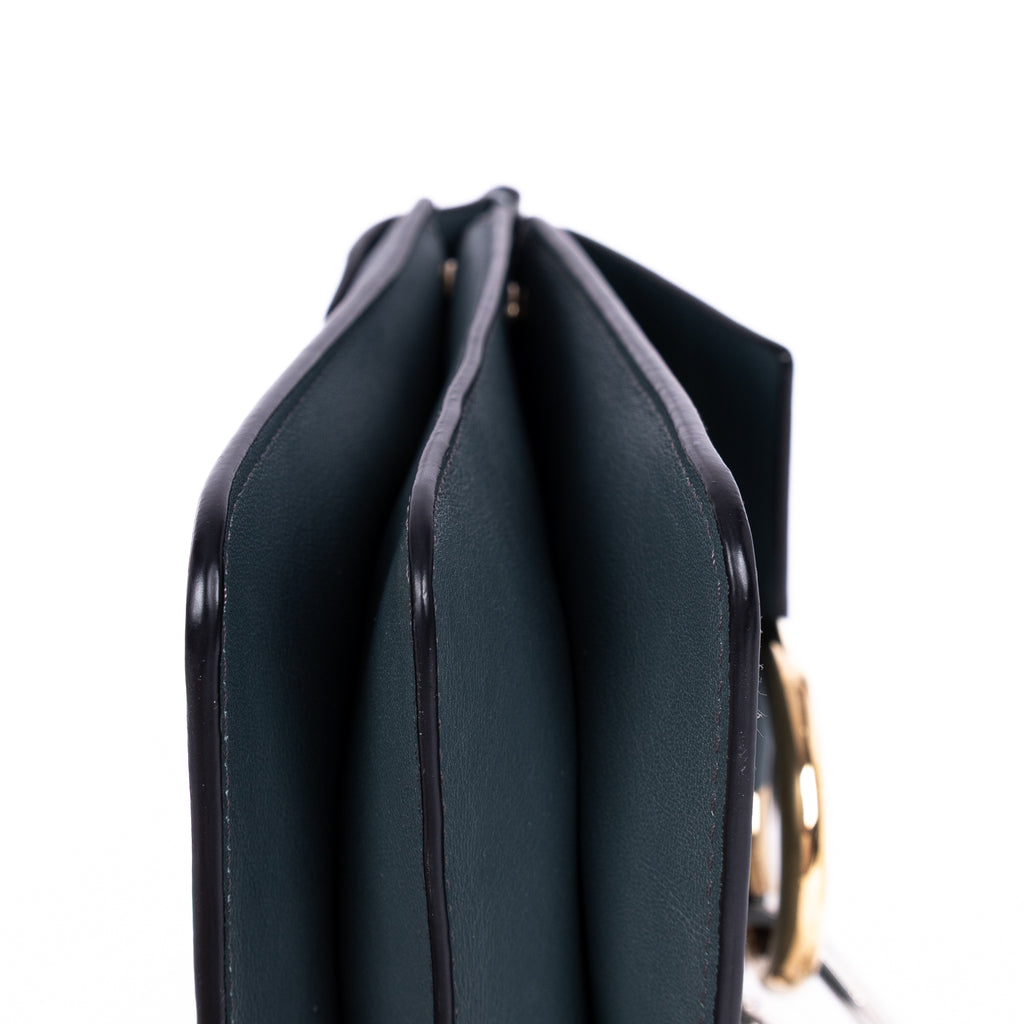 Shoulder Bag Faye Bracelet Pochette Crossbody Grey Smooth Calfskin Leather/Suede Leather