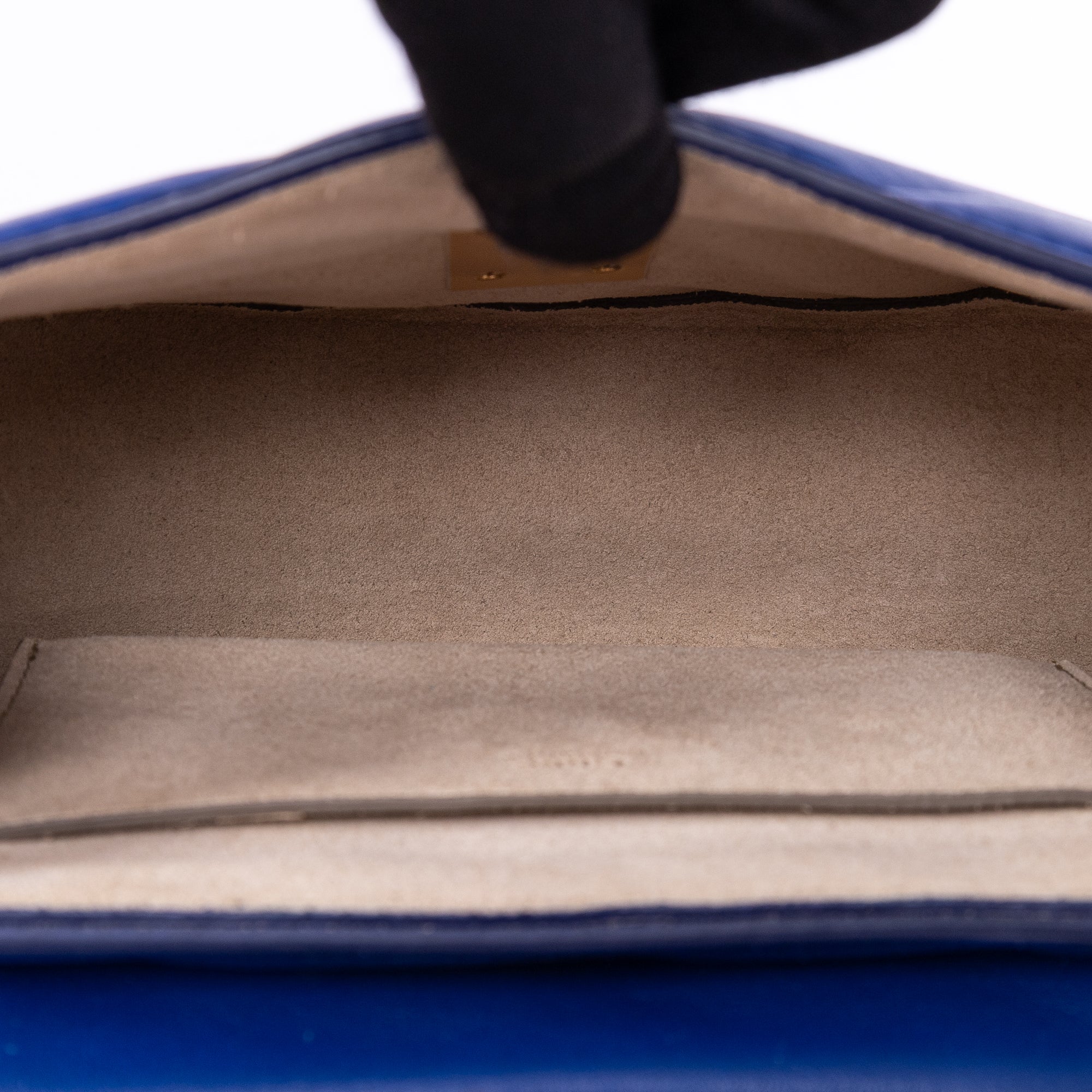 Shoulder Bag Drew Mini Royal Blue Calfskin Quilted Leather