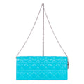 Shoulder Bag Lady Dior Chain Clutch Blue Cannage Leather