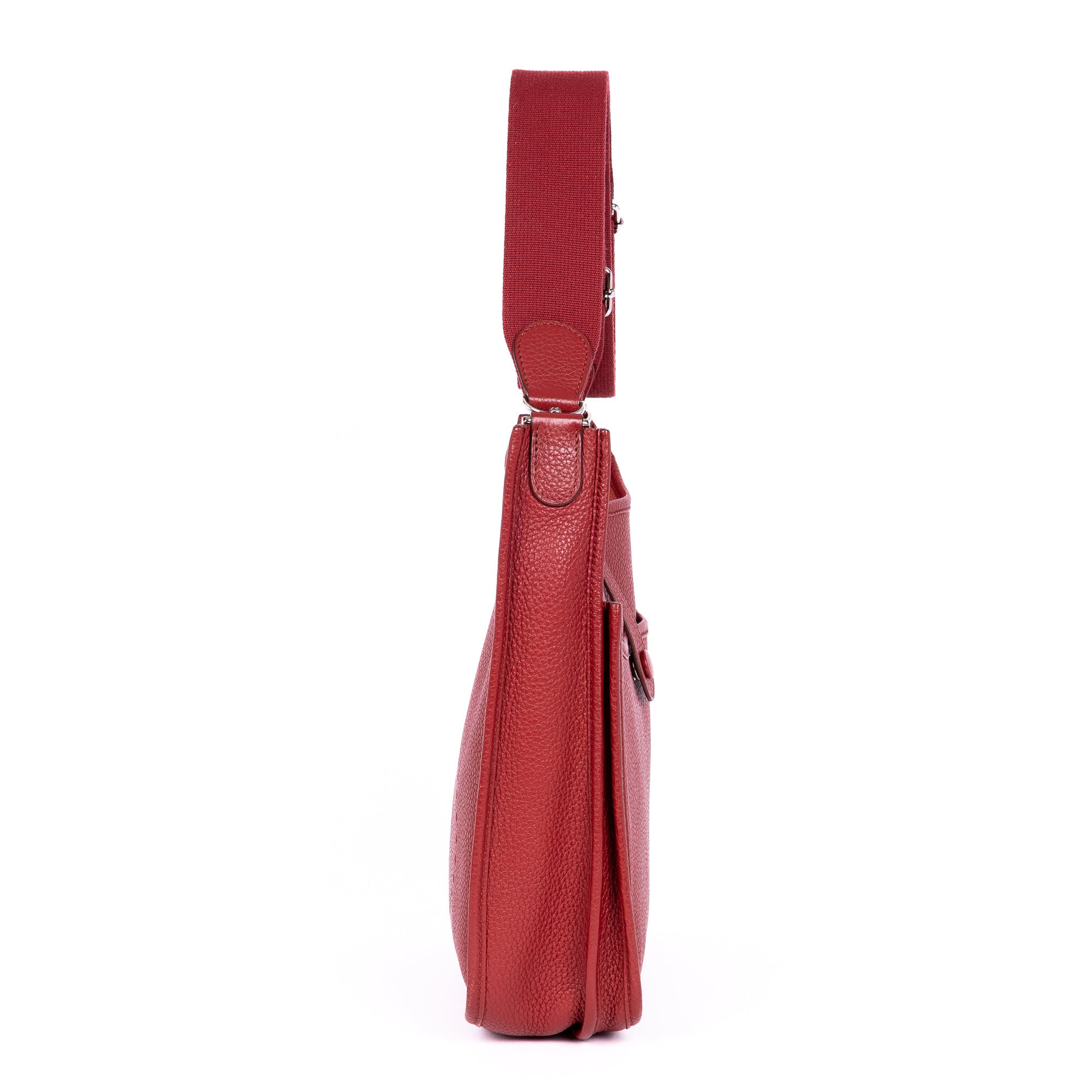 Shoulder Bag Evelyne III PM Red Epsom Leather