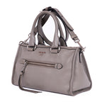 Handbag Bauletto Boston Small Grey Vitello Phenix Leather