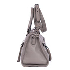 Handbag Bauletto Boston Small Grey Vitello Phenix Leather