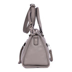 Handbag Bauletto Boston Small Grey Vitello Phenix Leather