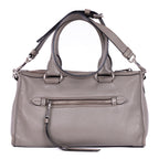 Handbag Bauletto Boston Small Grey Vitello Phenix Leather