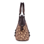 Handbag Vintage Top Handle Beige Oblique Diorissimo Canvas
