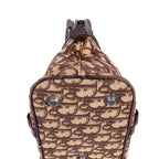 Handbag Vintage Top Handle Beige Oblique Diorissimo Canvas