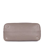 Handbag Medium Convertible Tote Grey Vitello Daino Leather