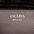 Handbag Medium Convertible Tote Grey Vitello Daino Leather