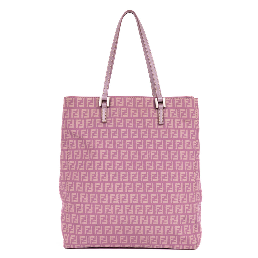 Shoulder Bag Vertical Tote Lilac Zucchino Canvas