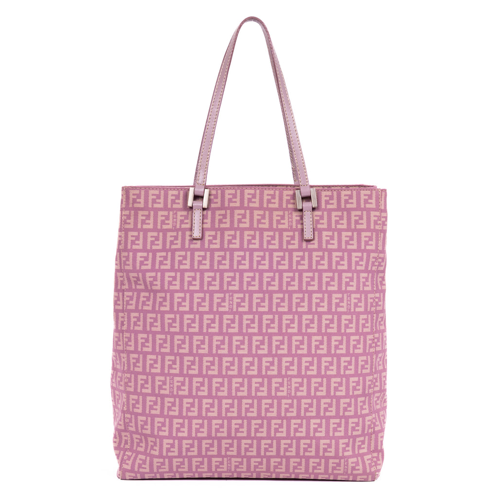 Shoulder Bag Vertical Tote Lilac Zucchino Canvas