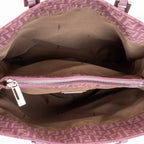 Shoulder Bag Vertical Tote Lilac Zucchino Canvas