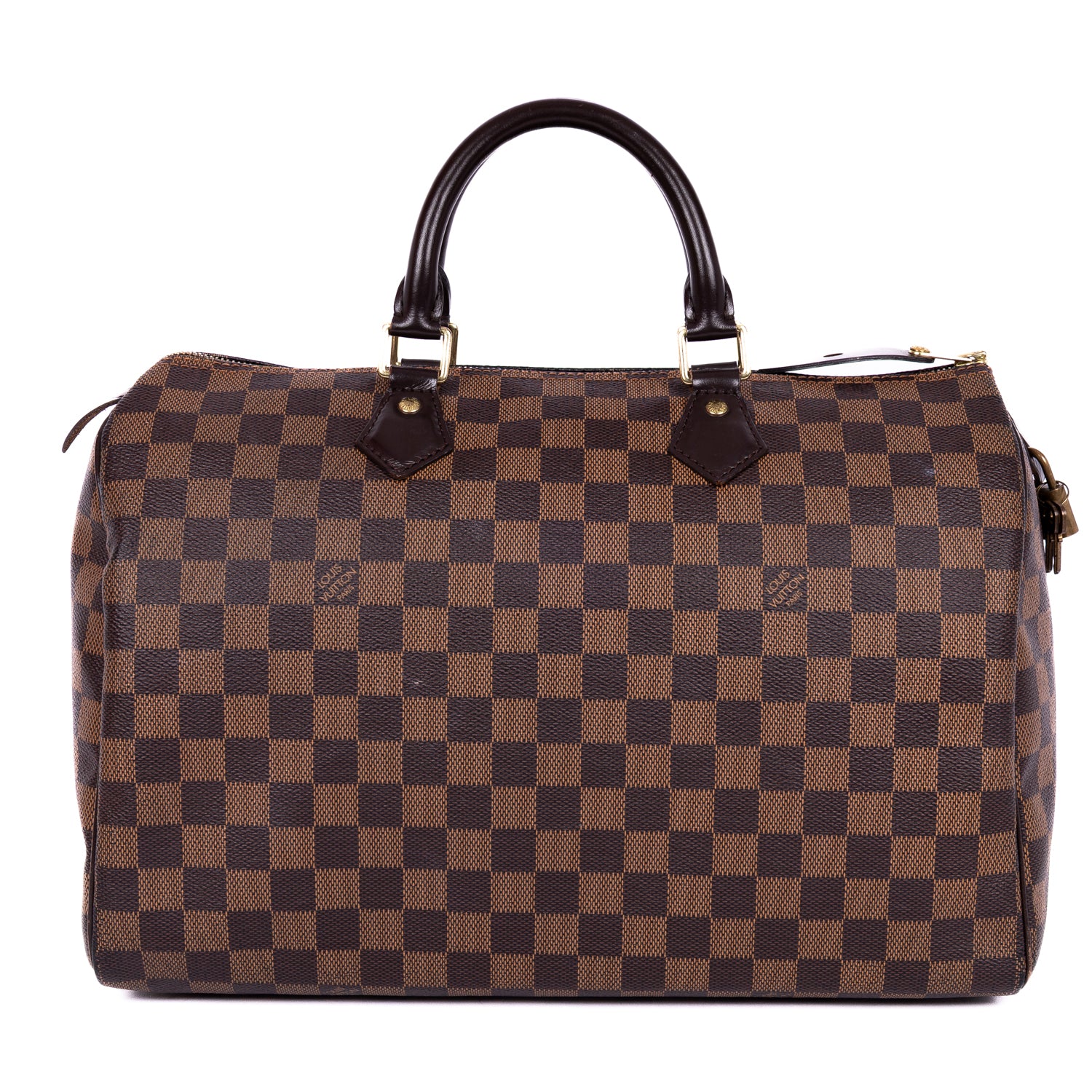 Handbag Speedy 35 Brown Damier Ebene
