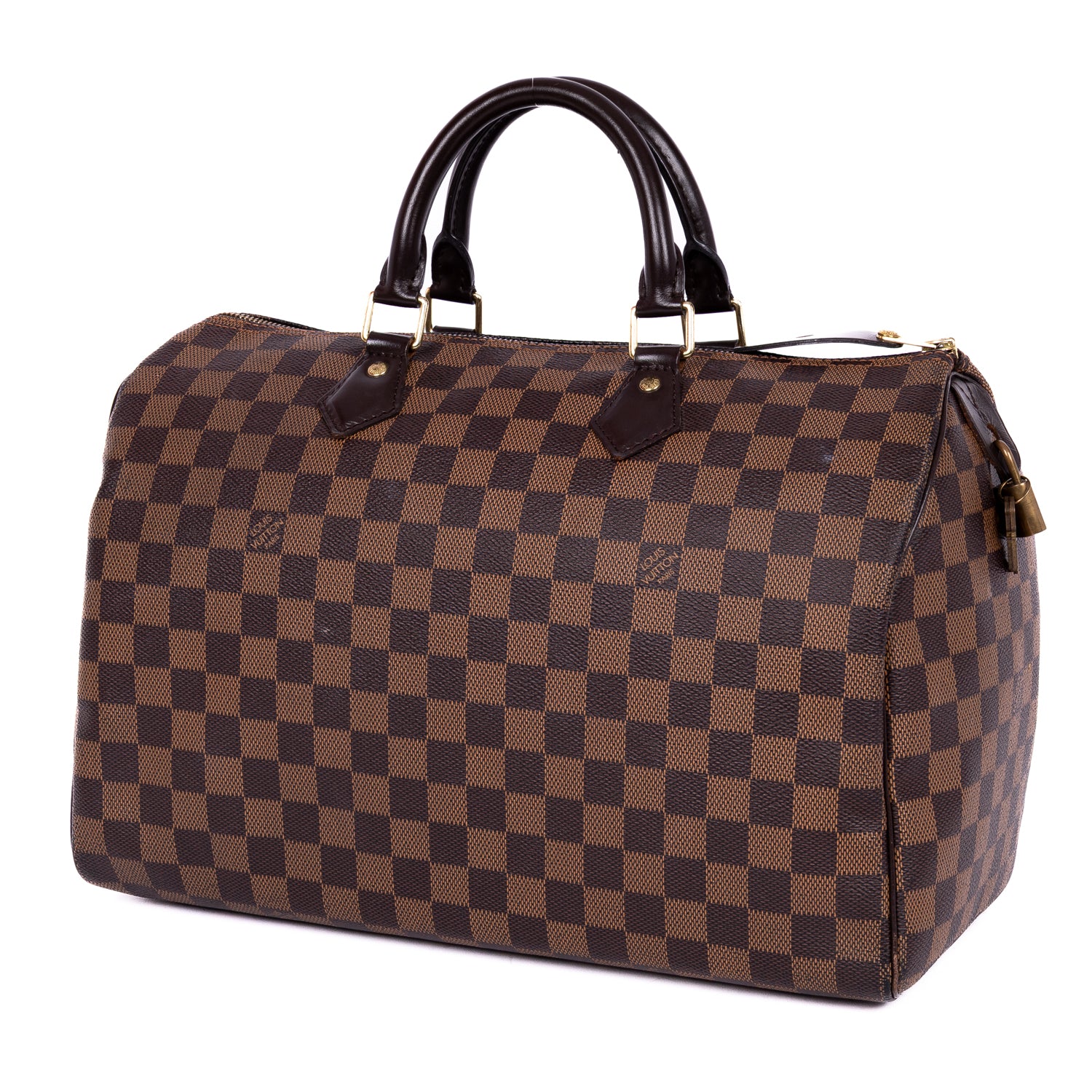 Handbag Speedy 35 Brown Damier Ebene