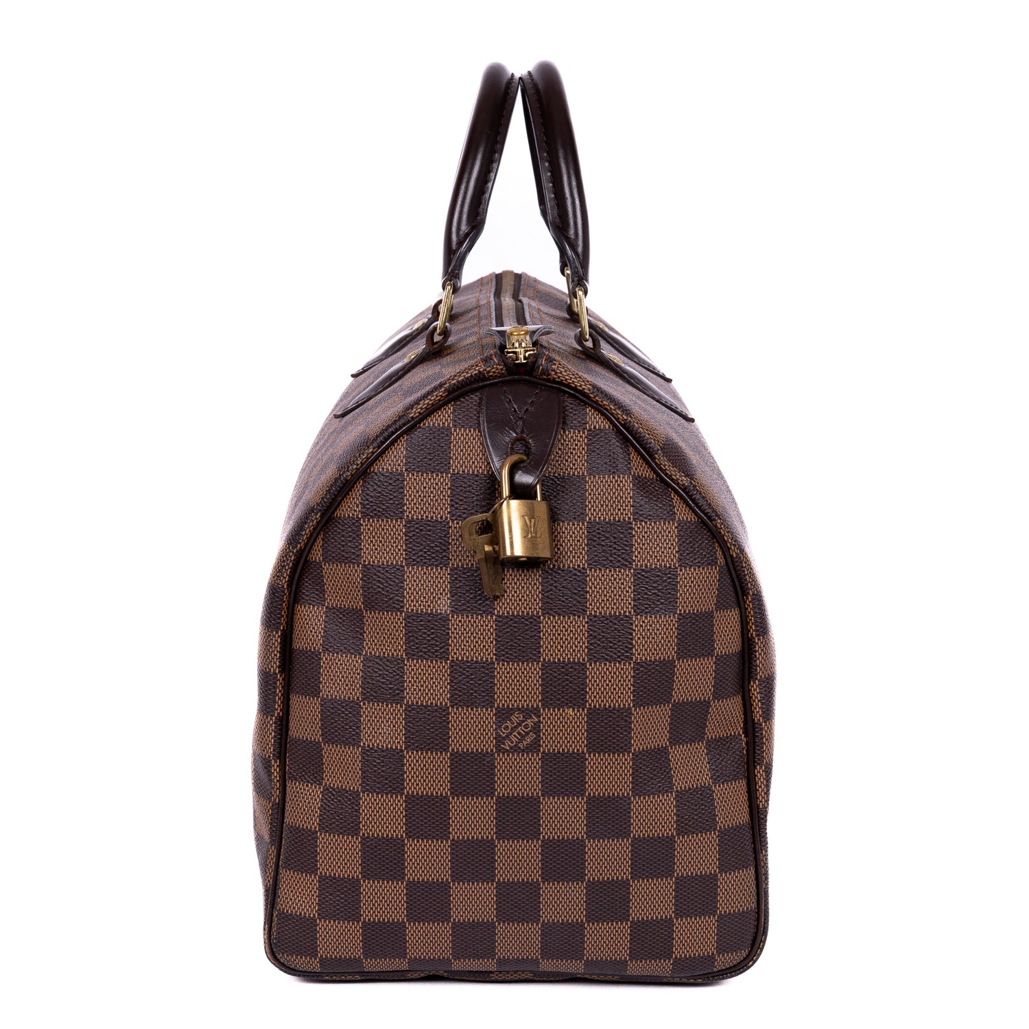 Handbag Speedy 35 Brown Damier Ebene