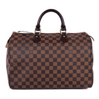 Handbag Speedy 35 Brown Damier Ebene