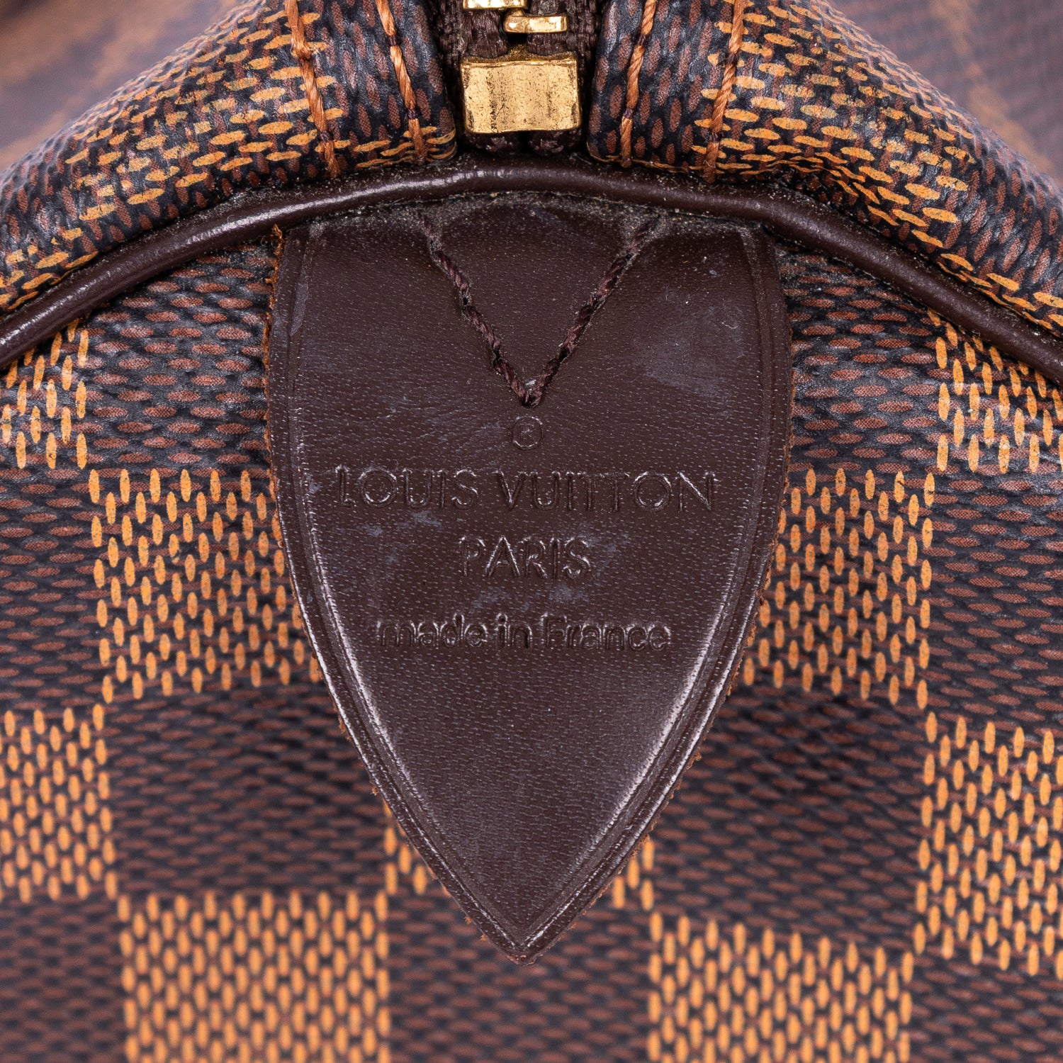 Handbag Speedy 35 Brown Damier Ebene
