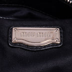 Shoulder Bag Cloquet Nappa Shopping Tote Black Matelasse Leather