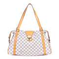 Shoulder Bag Stresa GM Ivory Damier Azur